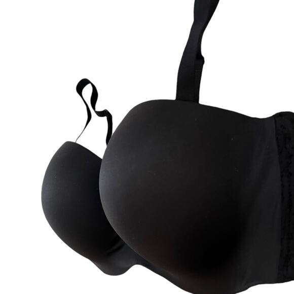 ^NWOT Chantelle Bra C13F50 Norah Comfort Strapless Convertible Black – 40D - Picture 5 of 9